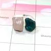 Ring Size - 6 Natural Rose Quartz & Apatite Rough Ring U - R1621 Rough Solid 925 Sterling Silver Plain Setting Handmade Ring Lot